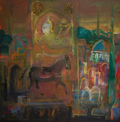 МАМЕД МАМЕДОВ (МАМЕД САФАР ОГЛЫ МАМЕДОВ) (РОД. 1950)
Мой город. подпись (слева внизу), подпись 