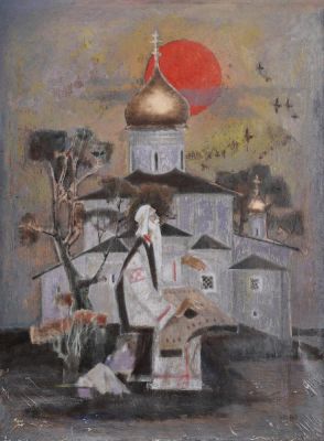 НИКОЛАЙ УСТИНОВИЧ МАРТЫНОВ (1932)
Баян. подпись, название и дата ‘Н Мартынов «Баян» 82 х 60 