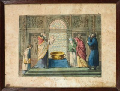 Жозеф Луи Ипполит Белланже (1800-1866)
2 ЛИТОГРАФИИ, РАСКРАШЕННЫЕ АКВАРЕЛЬЮ. 1821 ГОД. А. 