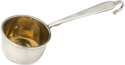 FABERG&Eacute; PARCEL-GILT SILVER LADLE
House of Faberg&eacute;, Supplier to the Court of His Imperial 