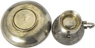 RUSSIAN SILVER AND NIELLO CUP AND SAUCER
Master possibly Egor Ermolaev, Assay master Victor Изображение - 1