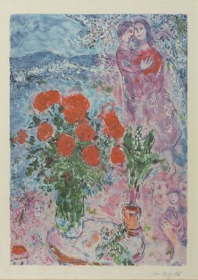 MARC CHAGALL (1887-1985)
Fleur d’amour. signed in plate ‘Marc Chagall’ (lower right in margin)no 