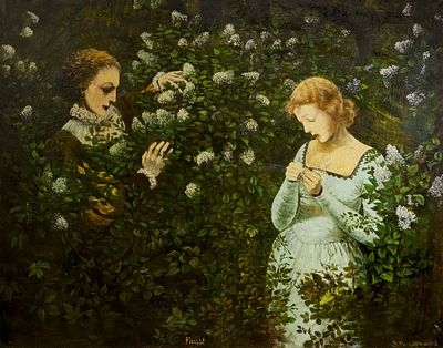 Unknown Polish Artist, 1920s
Faust. indistinctly signed 'J.r. Wrowicz' (lower right), inscribed 