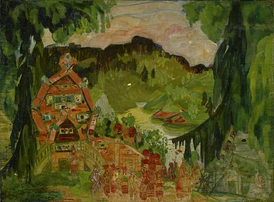 BORIS ANISFELD (1878-1973)
Set Design for N. Rimsky-Korsakov’s Opera ‘Snegurochka’ at the 