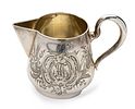 TEA SET COMPRISING PARCEL-GILT SILVER SUGAR BOWL AND CREAMER WITH MONOGRAM ‘AD’ AND FLORAL Изображение - 2