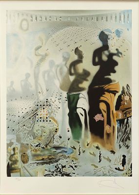 AFTER SALVADOR DALI (1904-1989)
Le Torero hallucinog&egrave;ne (The Hallucinogenic Toreador). signed in 