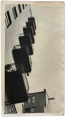 ALEXANDER RODCHENKO (1891-1956)
Balconies. From the series ‘House on Myasnitskaya’, 1925. gelatin 
