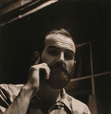 (+) ANATOL BRUSILOVSKY (B. 1932)
Eric Bulatov, 1975. gelatin silver printsigned in Cyrillic 