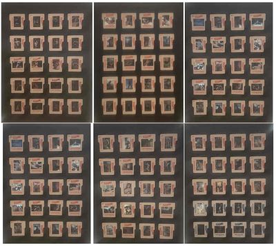 HUBERT TOYOT (1932-2012)
Erotic Scenes - Circa 1980. Set of 100 erotic slides mounted on 5 