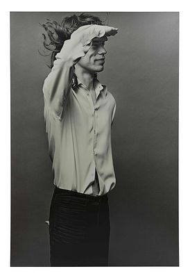 NORMAN SEEF (B. 1939)
Mick Jagger, Los Angeles, CA, 1972. printer’s label on the reverseLimited 