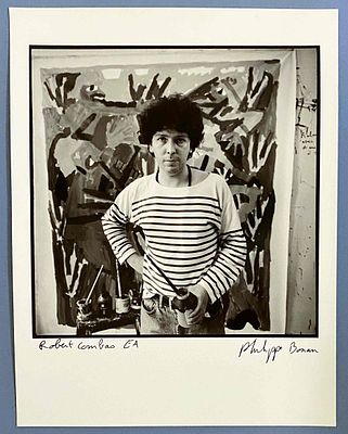 PHILIPP HUGUES BONAN (B. 1968)
PORTRAIT OF ROBERT COMBAS (B. 1957). signed ‘ Philippe Bonan’ 