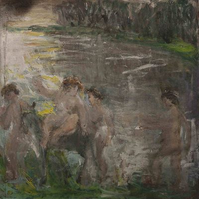ANATOLY SLEPYSHEV (1932–2016)
Evening bathers. signed in Cyrillic ‘T. Spepyshev’ (along the 