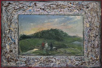 ANATOLY SLEPYSHEV (1932–2016)
On the road at sunset. inscribed in Cyrillic and numbered ‘13/ 