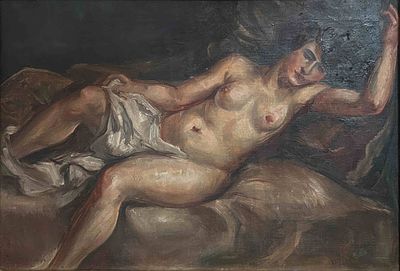 ANDR&Eacute; FAVORY (1889 - 1937)
Femme nue allong&eacute;e. signed ‘A. FAVORY’ (lower left)oil on canvas39 x 