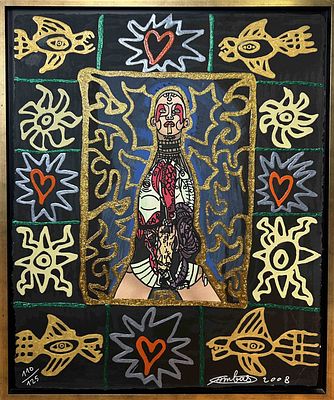 ROBERT COMBAS (B. 1957)
Le mannequin contemporain, 2008. signed and dated 'Combas 2008' (lower 