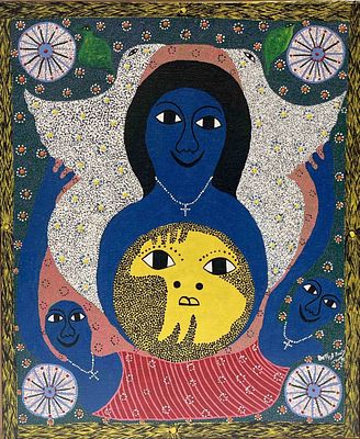 UNKNOWN HAITIAN ARTIST, 20TH CENTURY
Haitian woman. illegibly signed and dated ‘Betty Z. … 