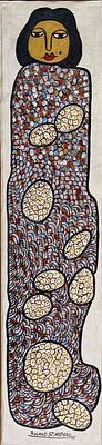 ROLAND SAINT-HUBERT (B. 1951)
Cocoon Woman. signed and dated ‘Roland St. Hubert 95’ (lower 