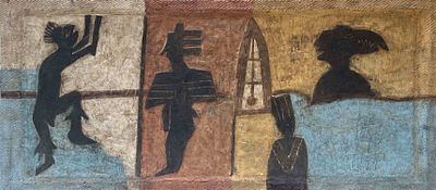 UNKNOWN ARTIST, 20TH CENTURY
Ancestral ritual. oil on canvas56 x 156 cmUpon the buyer’s request 