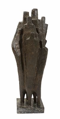 EMMA DE SIGALDI (1910 - 2010)
Untitled. bronzeH. circa 78 cmmarble base 28 x 17 cm (small 