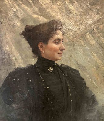 MULLER, LATE 19TH – EARLY 20TH CENTURY
Portrait of a lady. signed, inscribed and dated ‘Muller … 