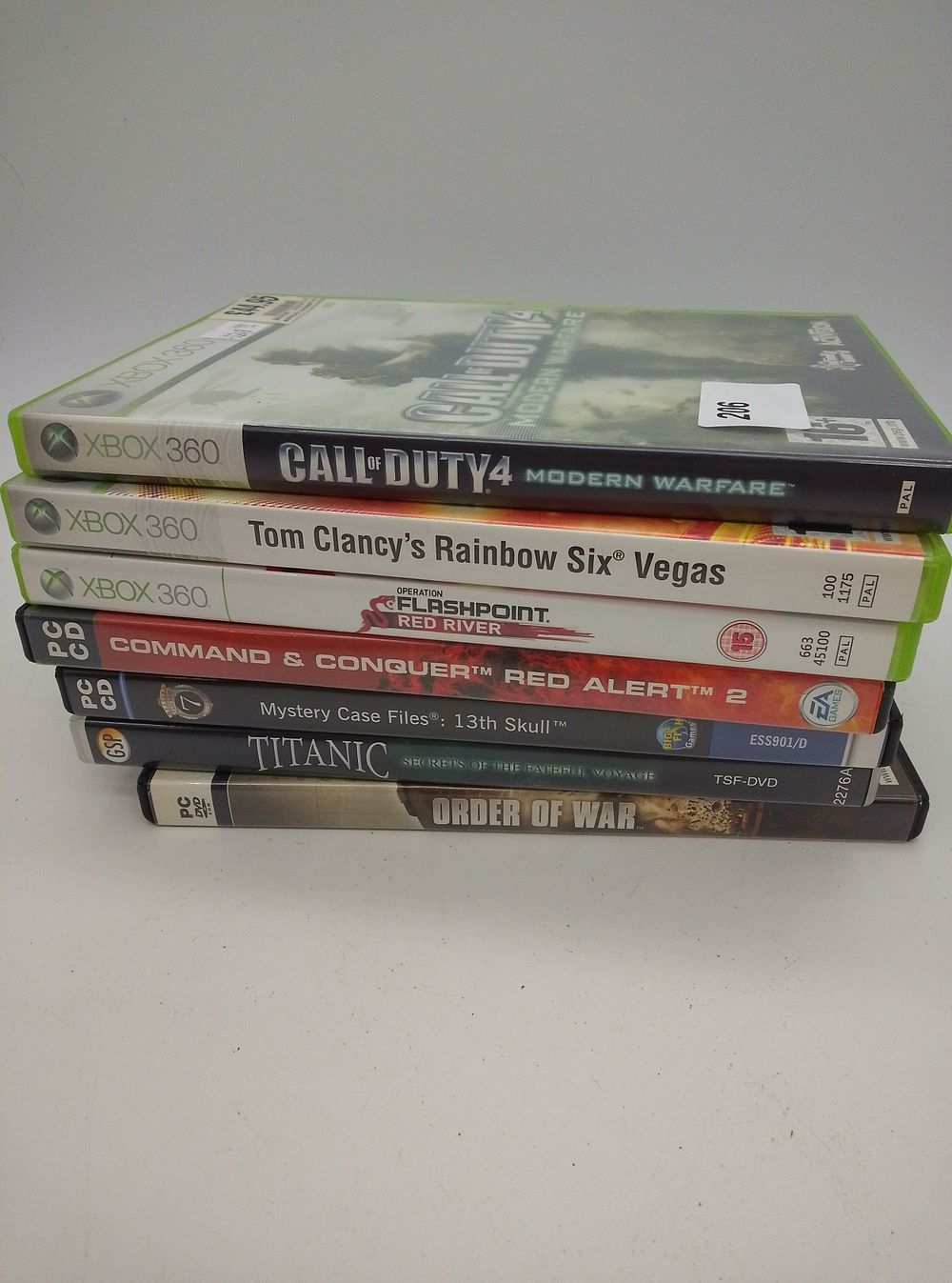 Lot 206: 7 PC and Xbox games