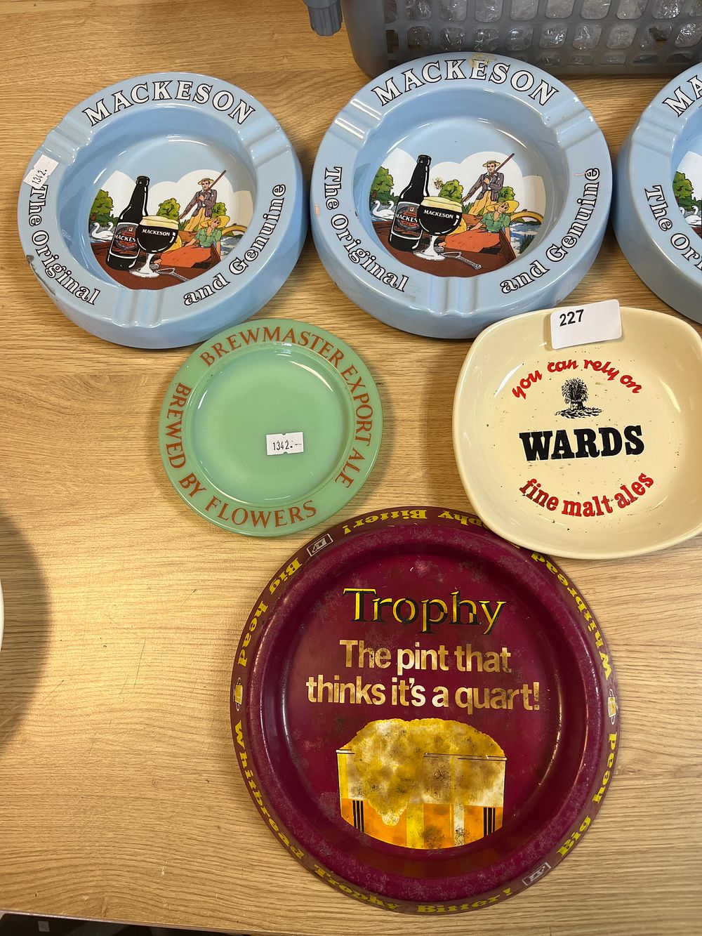 Lot 227: A large collection of vintage ashtrays