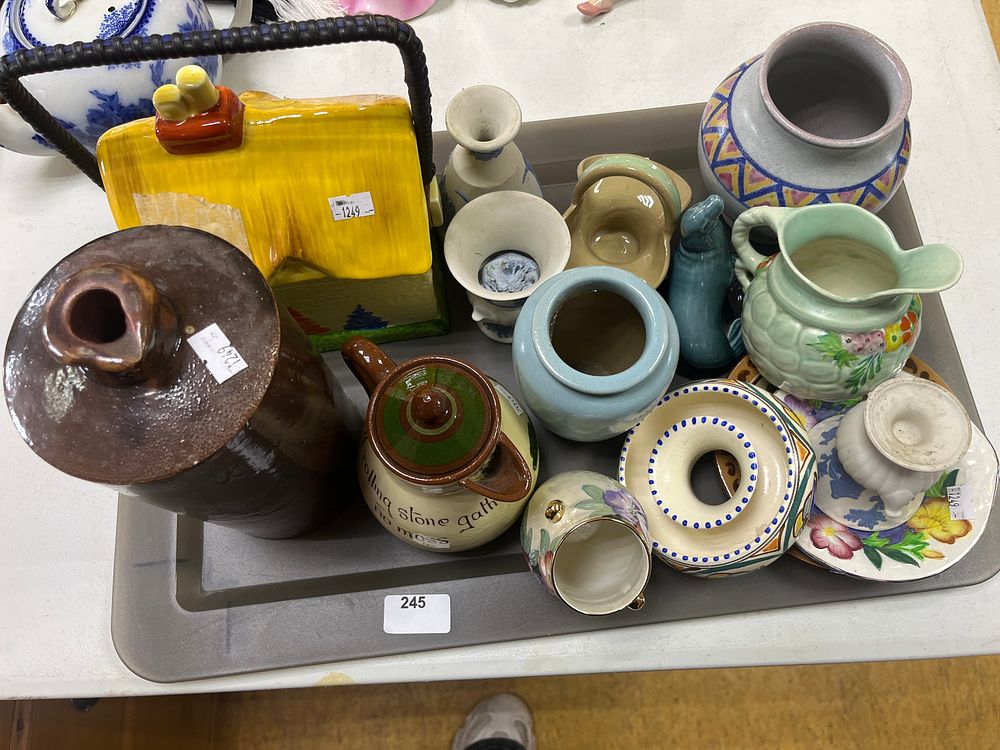 Lot 244: A large selection of collectable jugs etc