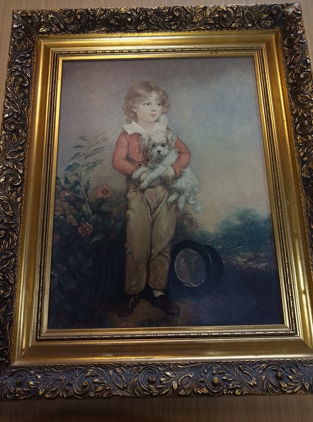 Lot 275: Victorian style framed print titled "Master Simpson" featuring...