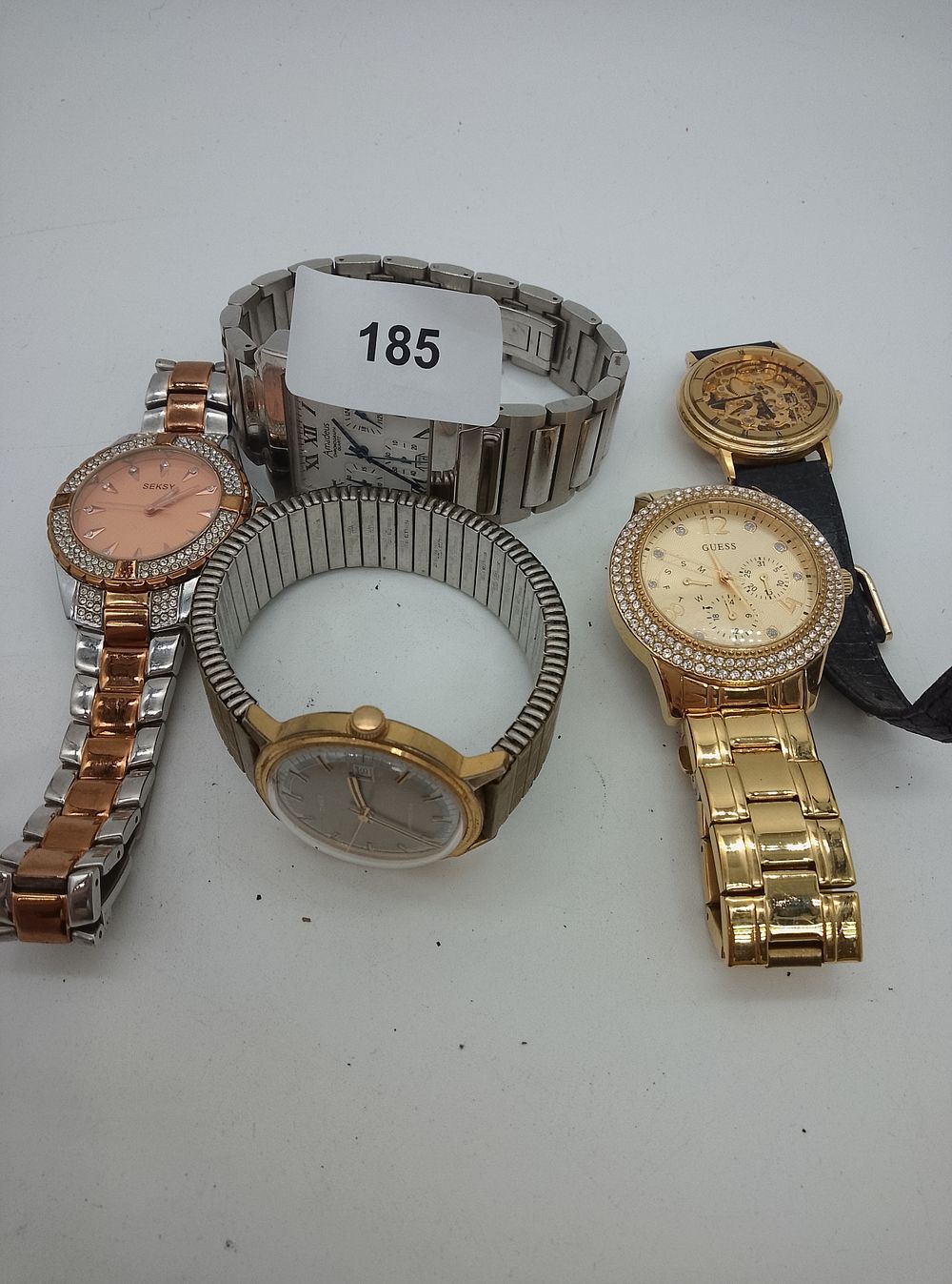 Lot 185: 5 watches including