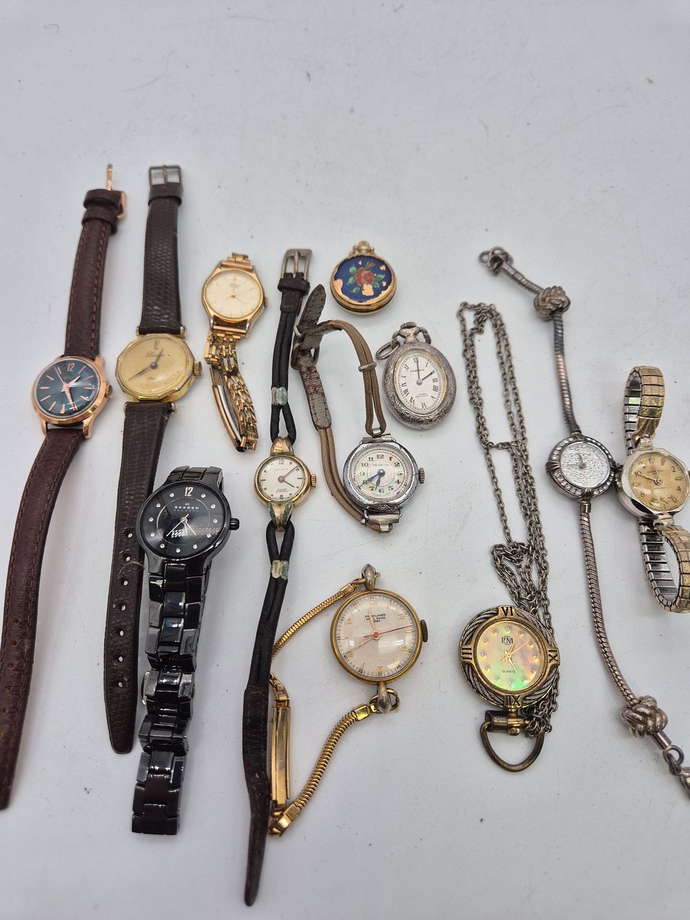 Lot 209: Collection of 12 Watches assorted designers.