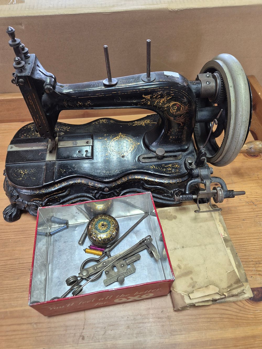 Lot 242: Junker & Ruh Saxonia style lockstitch late 1800s...