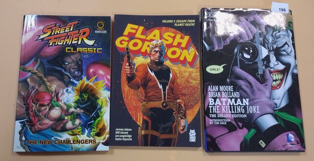 Lot 196: A Trio of Graphic Novels to include Batman...