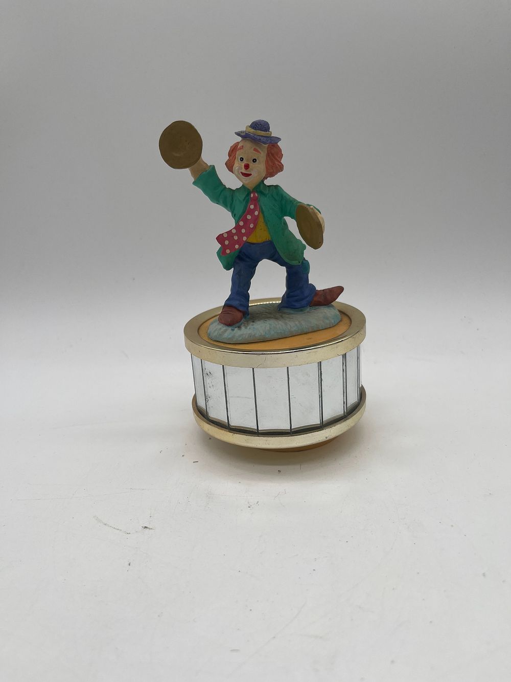 Lot 212: A Trio of Vintage Taiwan Musical Clown Figurines...