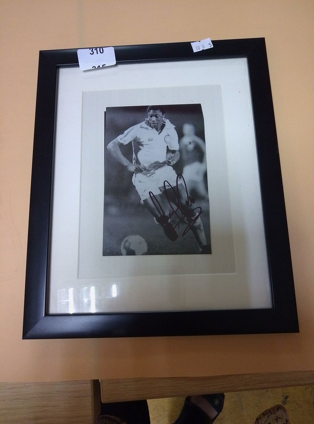 Lot 310: Signed Laurie Cunningham England National Team Photograph
