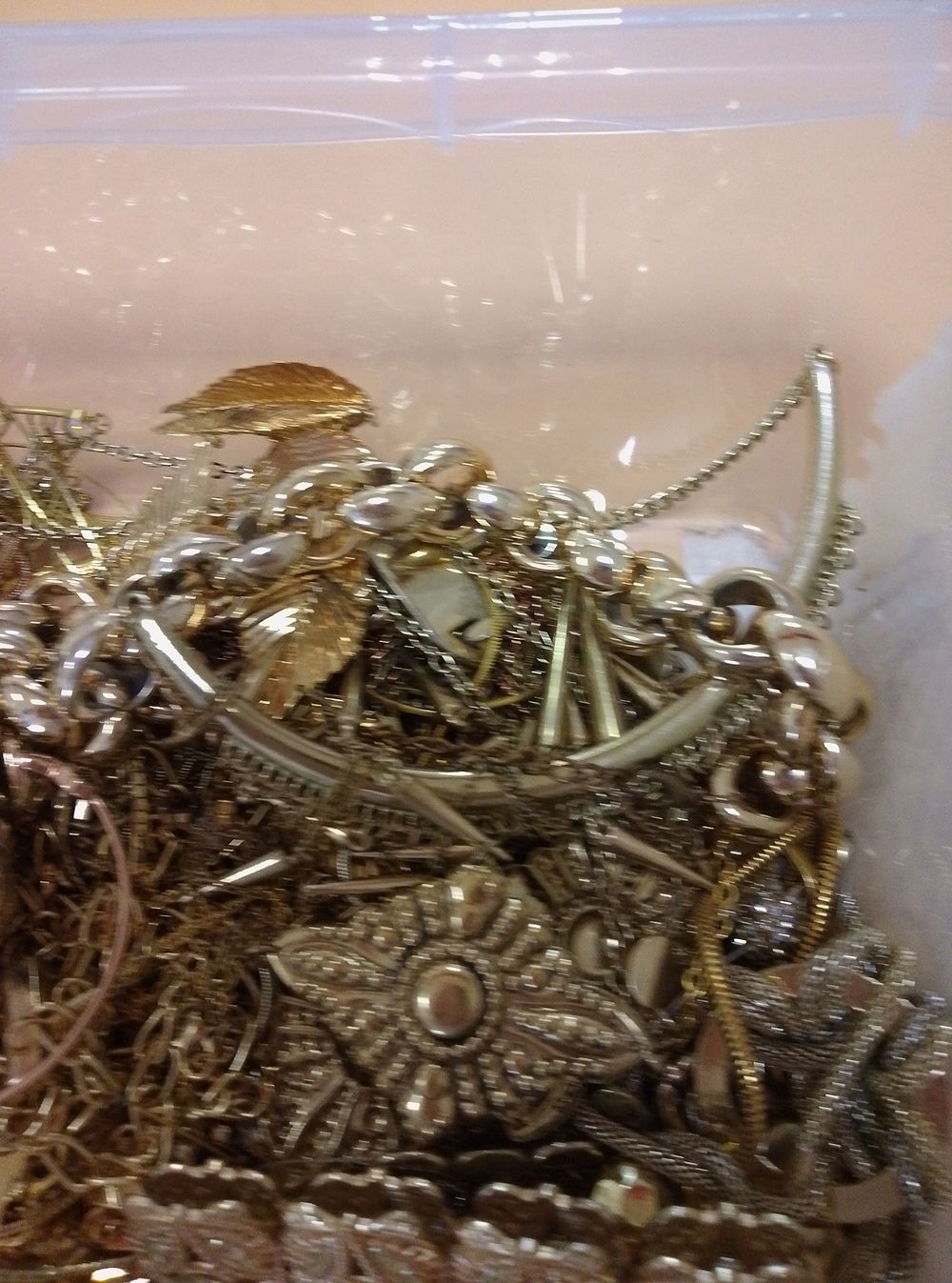 Lot 324: A Collection of Gold Tone Costume Jewellery and...