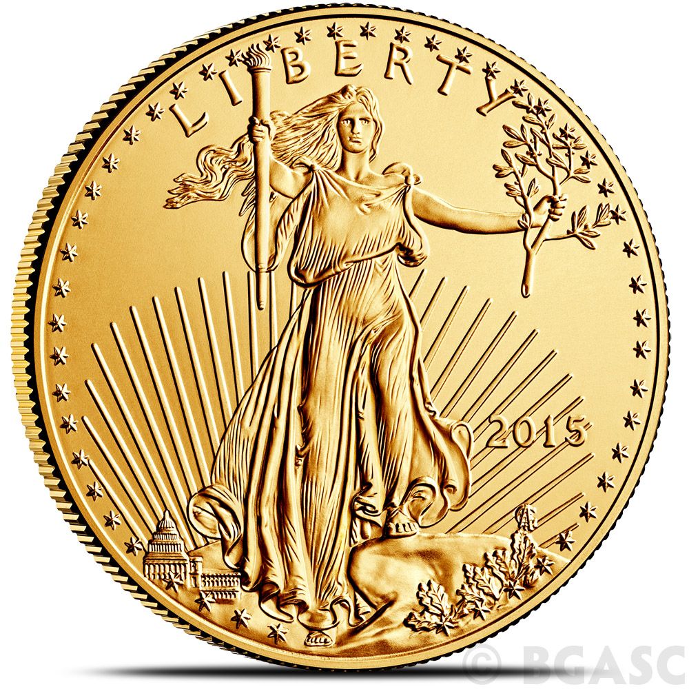 Lot 67: 2015 American Gold Eagle 1/4 oz Uncirculated