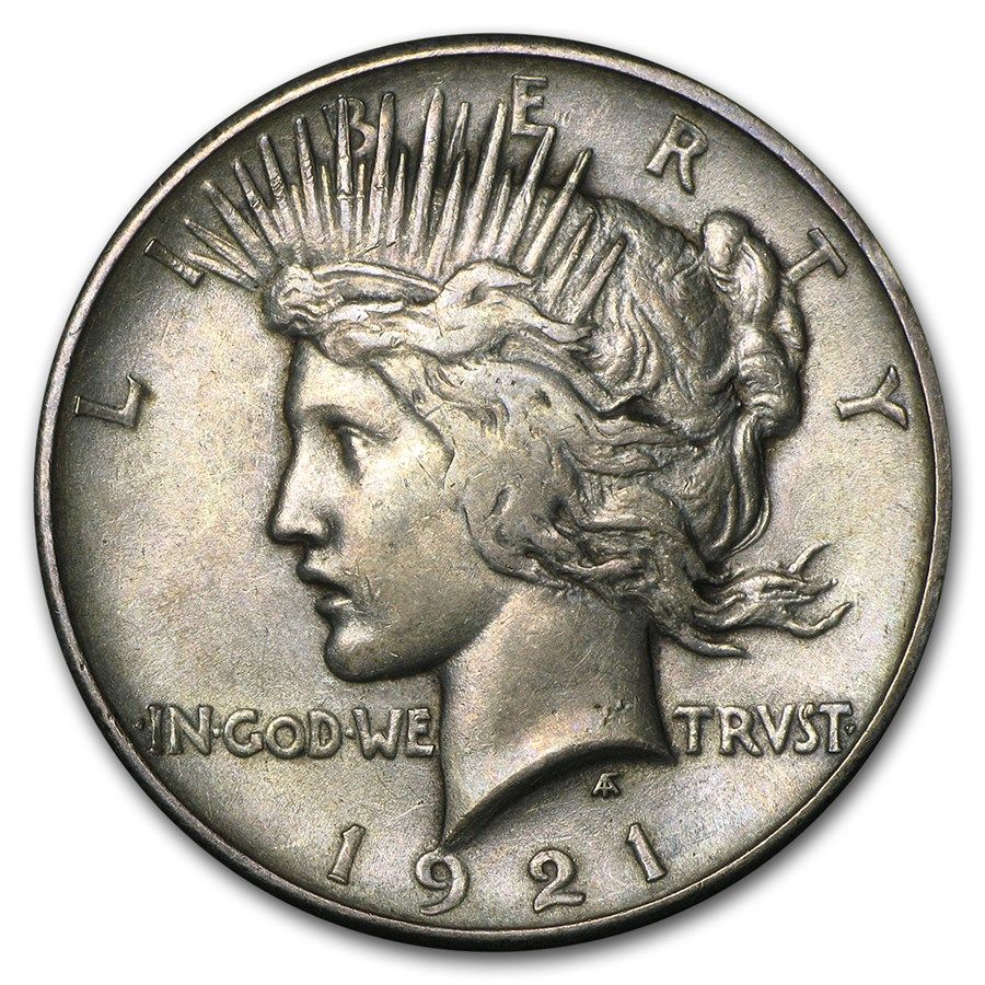 Lot 83: 1921 Peace Dollar AU (High Relief)