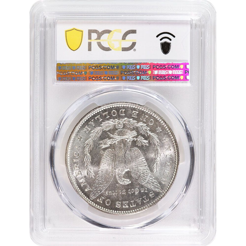 Lot 98: Certified Morgan Silver Dollar 1878 7/8TF Weak MS63 PCGS