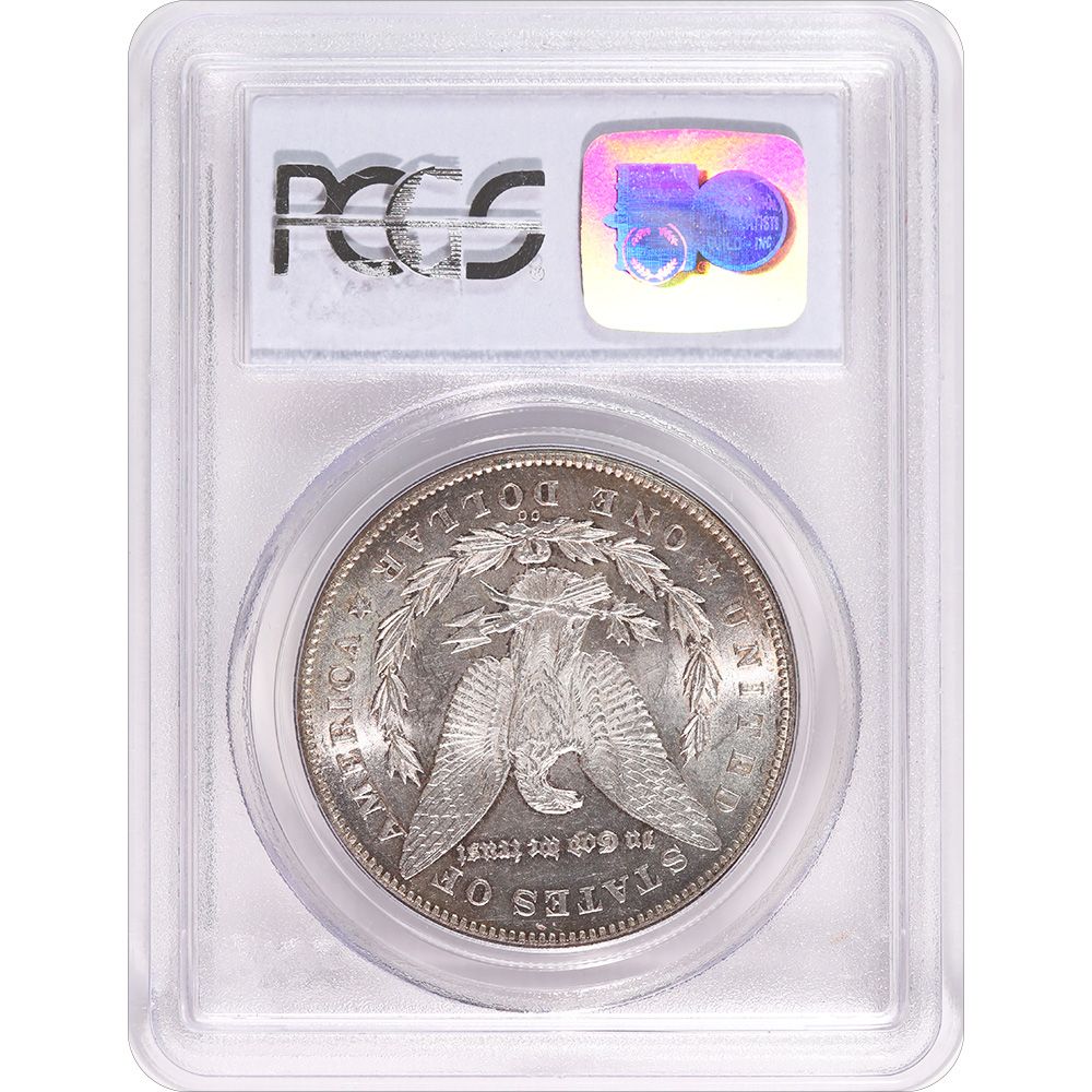 Lot 103: Certified Morgan Silver Dollar 1878-CC MS61 PCGS