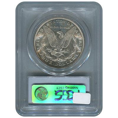 Lot 111: Certified Morgan Silver Dollar 1885-S MS63 PCGS