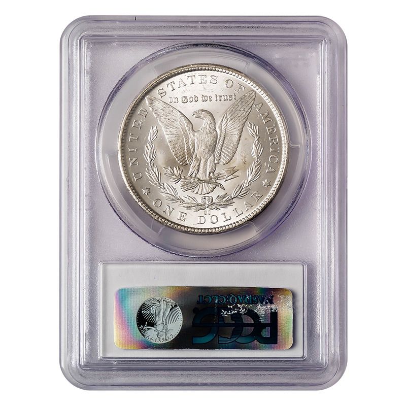 Lot 114: Certified Morgan Silver Dollar 1884-CC MS63 PCGS