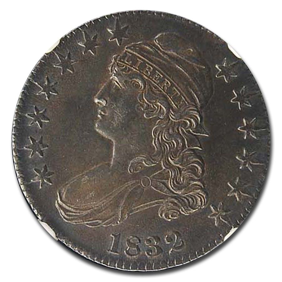 Lot 125: 1832 Bust Half Dollar MS-61 NGC (Sm Letters)