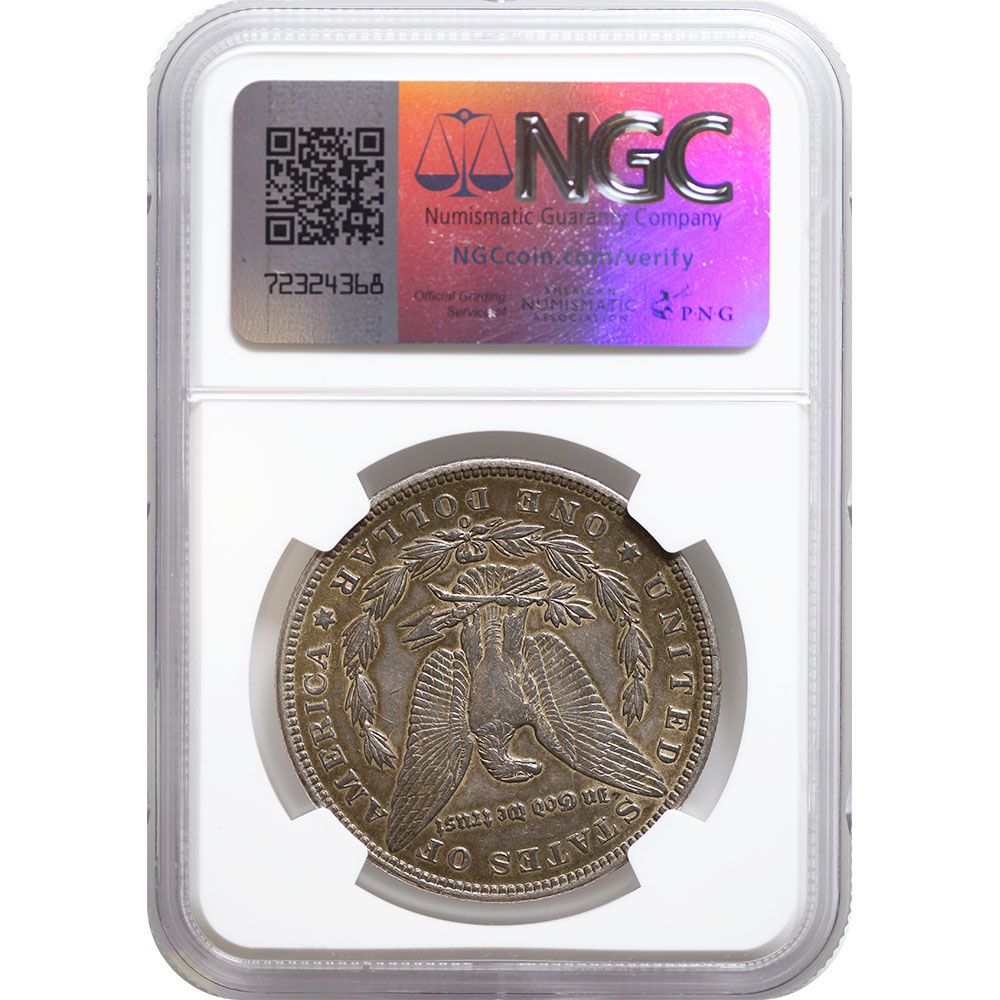 Lot 128: Certified Morgan Silver Dollar 1893-O AU Details NGC