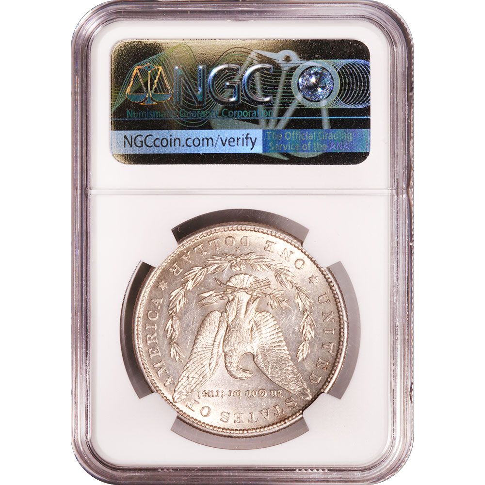 Lot 134: Certified Morgan Silver Dollar 1883-S UNC details NGC