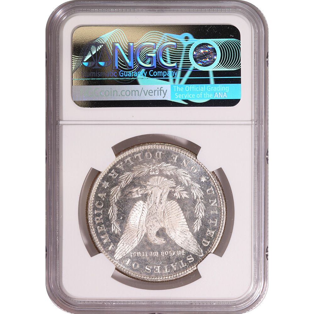 Lot 141: Certified Morgan Silver Dollar 1880-S MS66DPL NGC