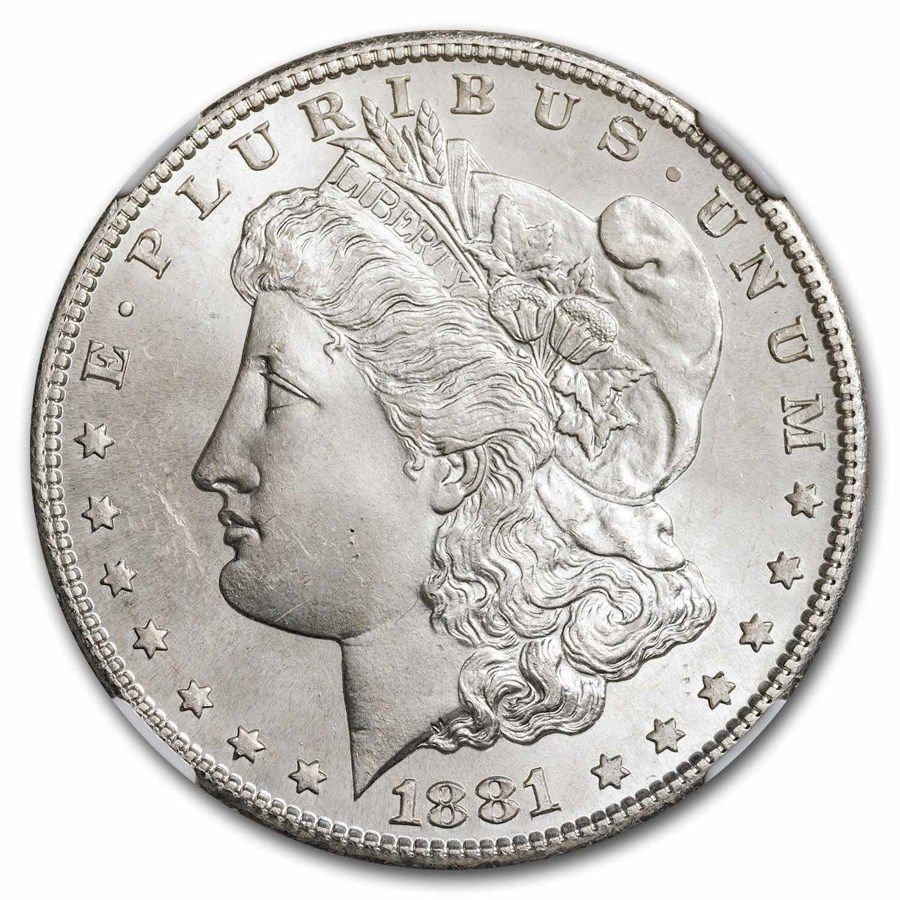 Lot 144: 1881-S Morgan Dollar MS-65 NGC