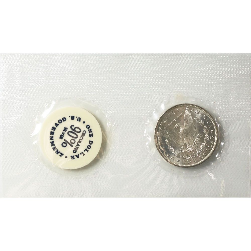 Lot 149: GSA Morgan Silver Dollar 1885-O Flat Pack