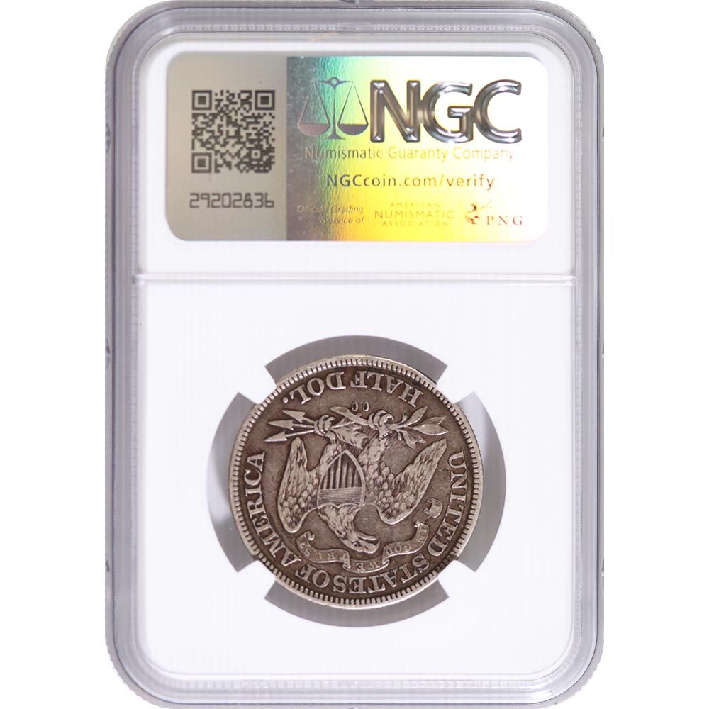 Lot 216: Certified Liberty Seated Half Dollar 1872-CC VF35 NGC
