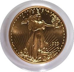 Lot 59: Proof American $5Eagle 1999-W MS69 PCGS Error--