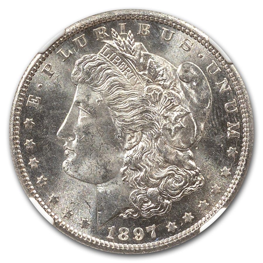 Lot 68: 1897-S Morgan Dollar MS-63 NGC (Green Label)